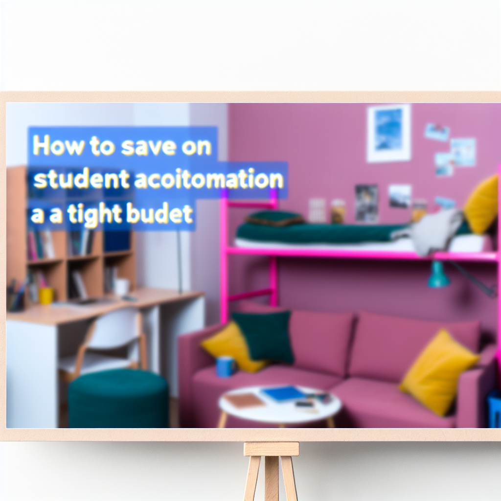 ahorra en alojamiento estudiantil con presupuesto