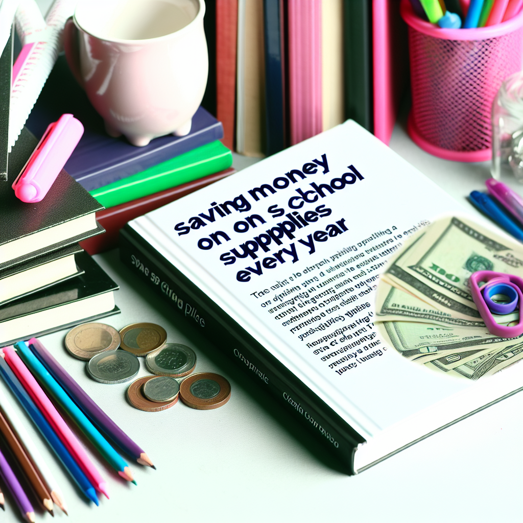 como ahorrar dinero en material escolar cada ano