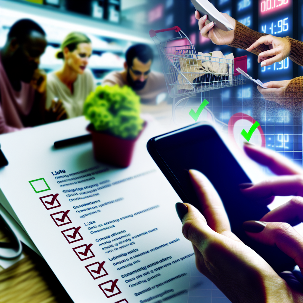 como ahorrar usando listas y comparadores de precio