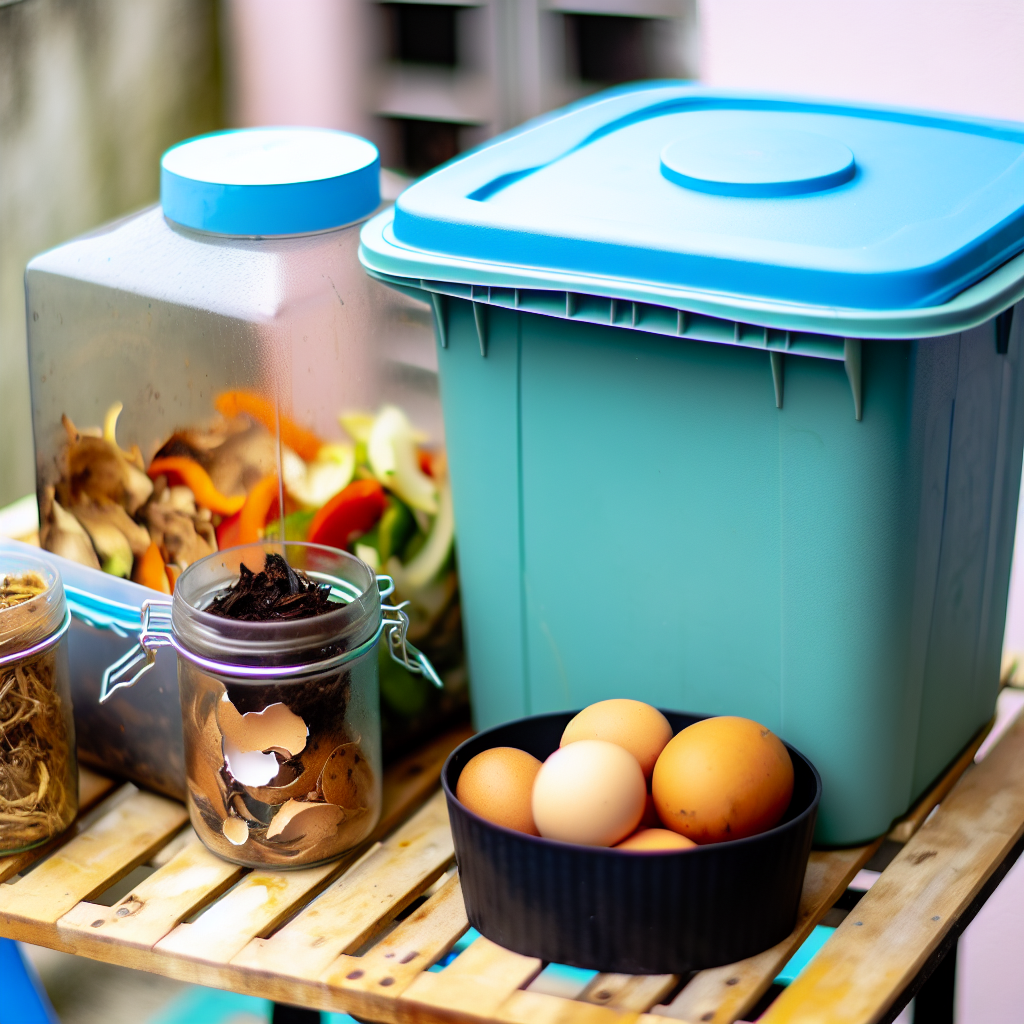 como compostar restos de comida en espacios