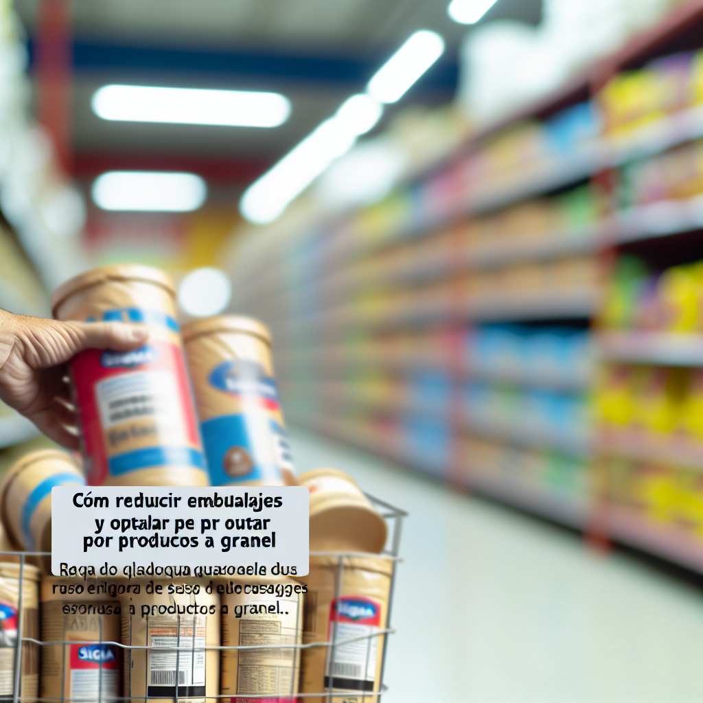 como reducir embalajes y optar por productos a granel
