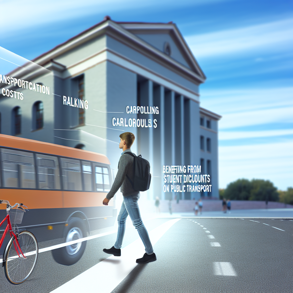 como reducir gastos en transporte a la universidad