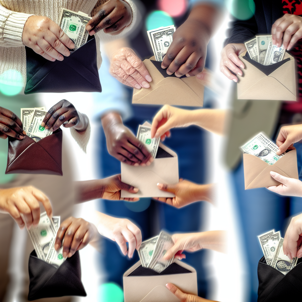 como usar sobres o bolsillos para ahorrar efectivo