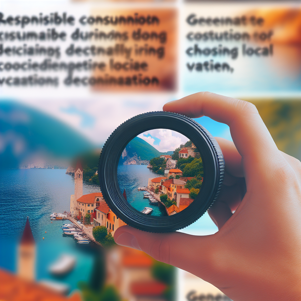 consumo responsable en vacaciones destinos locales