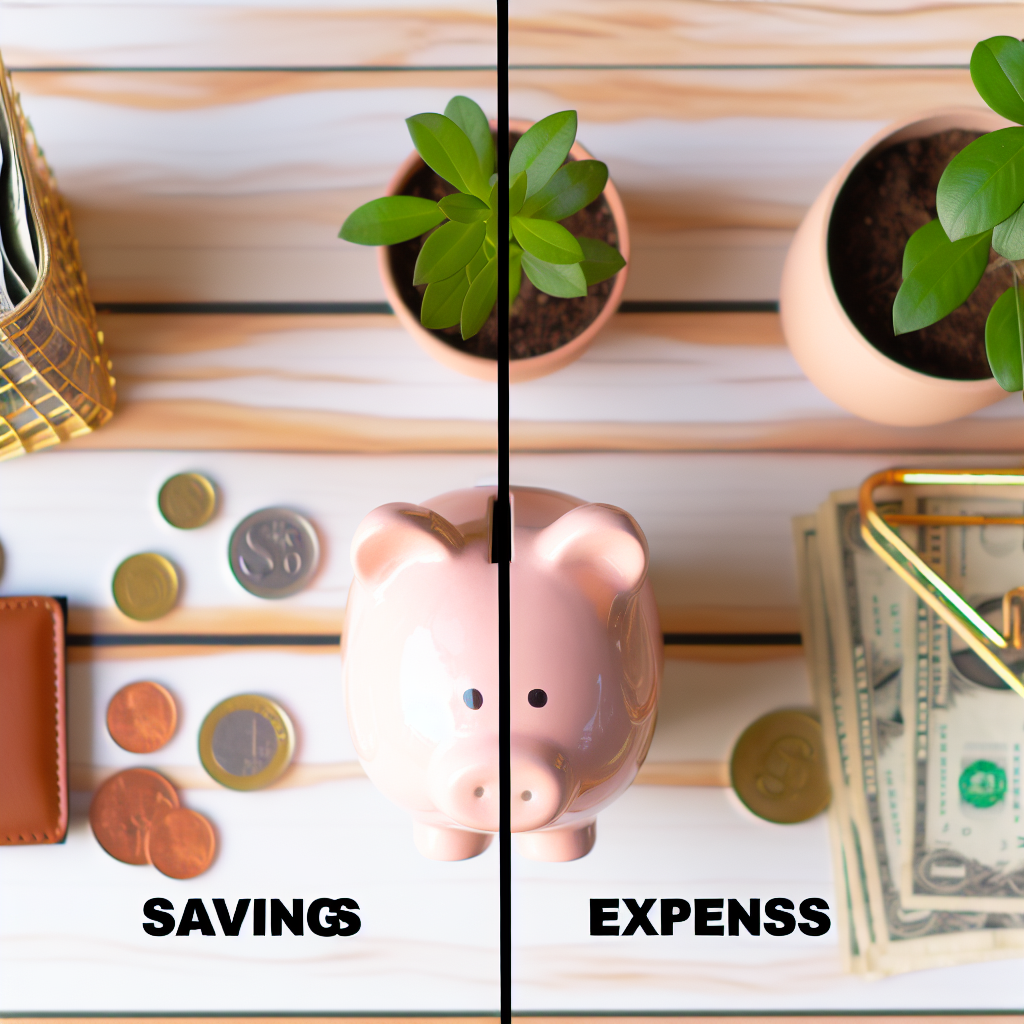 como explicar la diferencia entre ahorro y gasto