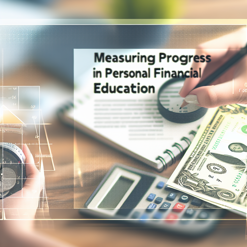 como medir progreso en educacion financiera