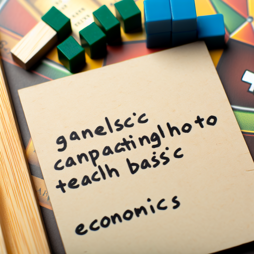como usar juegos de mesa para ensenar economia