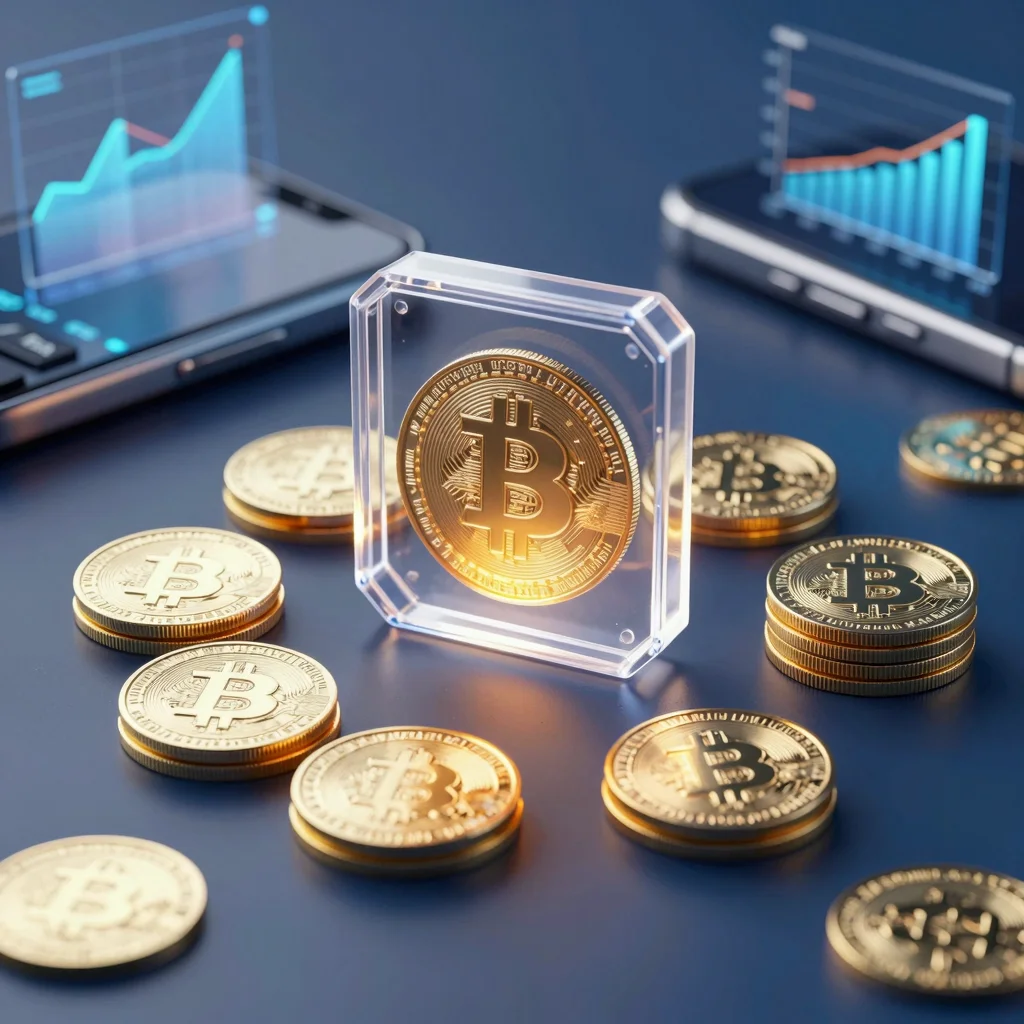 Stablecoins protegidas por un escudo digital como símbolo de seguridad para preservar capital.